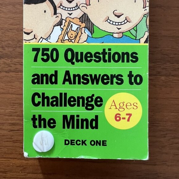 Brain Quest Learn Multi Subject 1st Grade Ages 6-7 Quiz Deck #1 VTG 2nd Ed 1999 - Picture 7 of 9